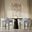 Gwen Luxury Five Piece Counter Height Dining Set with Upholstered Barstools In Gray and Black