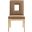 Gwendolyn Vegan Leather Dining Side Chair Set of 2 In Black and Brown