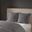 Hanae Polyester Cotton Blend Yarn Dyed Pieced Euro Sham In Grey