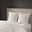 Hanae Polyester Yarn Dyed Pieced Euro Sham In White