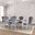 Hannoria Dining Table In Silver