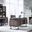 Harper Point Fossil 66 Inch Executive Home Office Set