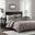 Harper Polyester Velvet Quilted 3 Piece Queen Coverlet Set In Taupe