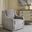 Harris Swivel Chair In Grey