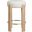 Harrison Vegan Leather Counter Stool In Natural and Cream