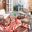 Harrley 4 Piece Living Set In Natural and Beige