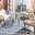 Harrley 4 Piece Living Set In Natural and White