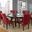 Hartford 7 Piece Dining Room Set In Brown