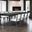 Hatton Cross Rectangular Dining Room Set In Weathered Black