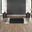 Hatton Cross Rectangular Occasional Table Set with Casters In Black