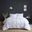 Heavy Warmth Goose Feather and Down Oversize Twin/Twin XL Comforter In White