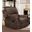 Henricus Glider Recliner In Dark Brown