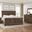 Heritage Cobblestone Oak Mansion Bedroom Set