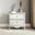 Hippe Nightstand In White