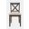 Hobson X-Back Chair In Grey