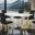 Holbaek 80 Inch Dining Table In Gold and White
