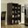 Homeplus 35 Inch Storage Cabinet In Dakota Oak