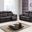 Homeroots Brown Sofa Love 366205
