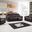 Homeroots Brown Sofa Set 366194