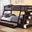 Homeroots Espresso Pine Wood Twin Bunk Bed With Trundle
