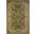 Polypropylene Green And Taupe Area Rug - 2' x 3'