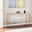 Horten Glam Narrow Console In Gold With Mirror