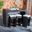 Horus Dining Set in Black and Beige