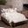 Hudson Ferry Driftwood Diamond Quilted Gray Upholstered Panel Bedroom Set
