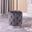 Jacobson Tufted Velvet Gray Accent Ottoman