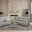 Jacobus Sectional In Light Gray