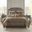 Jacquard 7 Piece Queen Comforter Set In Brown/Gold