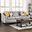 Jarrow Sofa In Light Gray