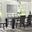 Jasper Black Extendable Dining Room Set
