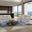 Jazz Leather Aire Transformer Power Reclining Sofa and Loveseat Living Room Set In Ice