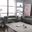 Julian Living Room Set (Grey/ Gold)