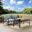Kaplan 3 Piece Outdoor Chair Set In Mist and Oil Rubbed Bronze