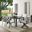Kaplan 7 Piece Outdoor Dining Set In Oatmeal and Oil Rubbed Bronze
