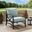 Kaplan Outdoor Chair In Mist and Oil Rubbed Bronze