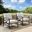 Kaplan Outdoor Chair Set of 2 In Oatmeal and Oil Rubbed Bronze