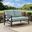 Kaplan Outdoor Loveseat In Mist and Oil Rubbed Bronze