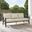 Kaplan Outdoor Sofa In Oatmeal and Oil Rubbed Bronze