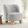 Karey Accent Chair In Gray