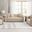 Keith Living Room Set with Pillows In Beige Chenille