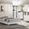 Kendall White Tufted Upholstered Panel Bedroom Set
