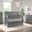 Kenilworth Convertible Kids Bedroom Set In Graphite Gray