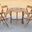 Kerman Teak 4-Piece Dining Set