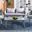 Kerson 4 Piece Rope Living Set in Grey
