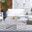 Kinnell 4 Piece Outdoor Living Set In Beige and Gray