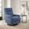 Kinsley Swivel Glider Recliner In Indigo