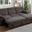 Kipling II 94"W Chenille Fabric Sleeper Sectional Sofa In Brown